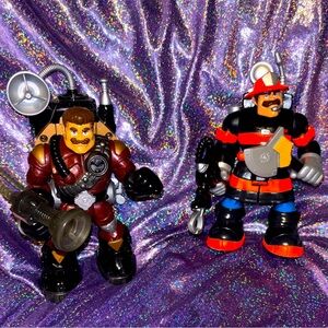 Vintage Rescue Heroes Action Figures